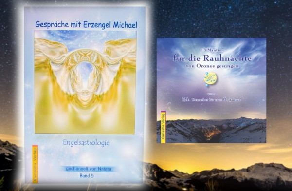 Set | Rauhnächte: Erzengel Michael Band 5 (Buch) + Mantren (CD)