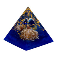 Yamsaro Organ-Pyramide | Haut | Gold, Botswana Achat, Bergkristall, Kelkrose, Peridot Yamsaro Organ-Pyramide | Haut | Gold, Botswana Achat, Bergkristall, Kelkrose, Peridot