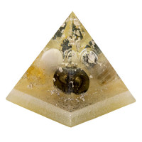 Yamsaro Organ-Pyramide | Bauchspeicheldrüse | Citrin, roter Jaspis, Mondstein, Apachengold, Rohdochr Yamsaro Organ-Pyramide | Bauchspeicheldrüse | Citrin, roter Jaspis, Mondstein, Apachengold, Rohdochr