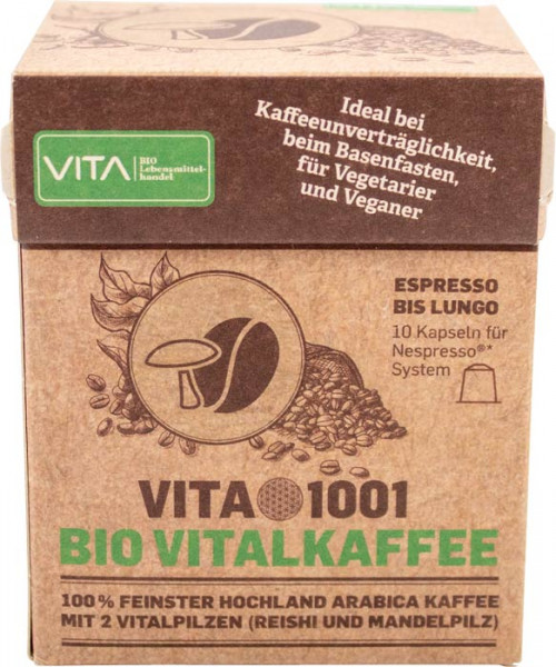 VITA1001 Vitalkaffee-Kapseln | 10 St. á 5,1g