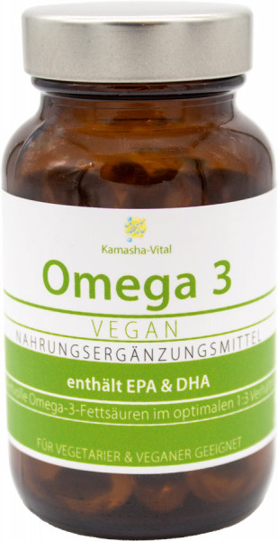 Omega-3 Fettsäuren | vegan | DHA + EPA | 60 Kapseln á 360 mg