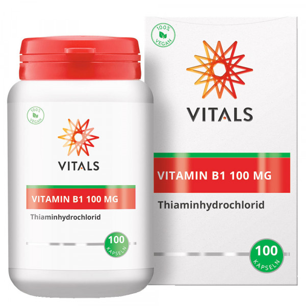 Vitamin B1 | vegan | 100mg | Thiamin | 100 Kapseln