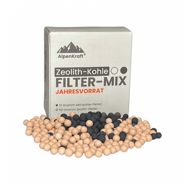 AlpenKraft® Zeolith-Aktivkohle Filterperlen