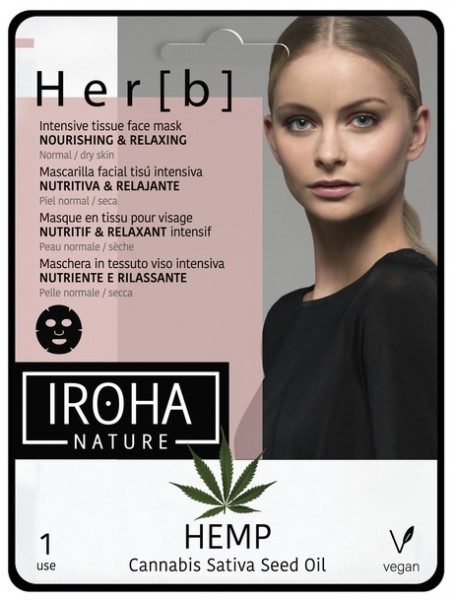Iroha Nature - Her[b] Hanföl Gesichtsmaske