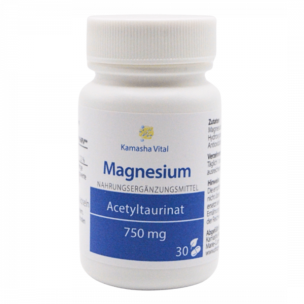 Magnesium Acetyltaurinat | 750 mg | 30 Kapseln