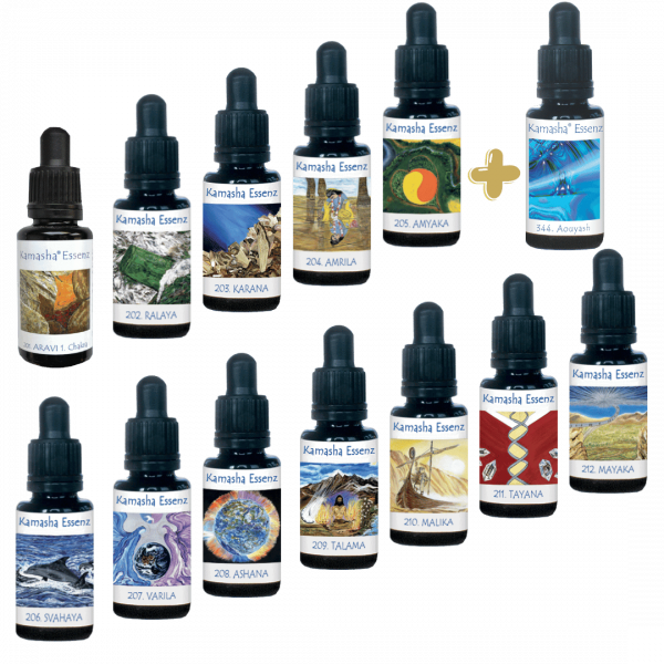 Chakra Essenz 1-12 Set + Aouyash