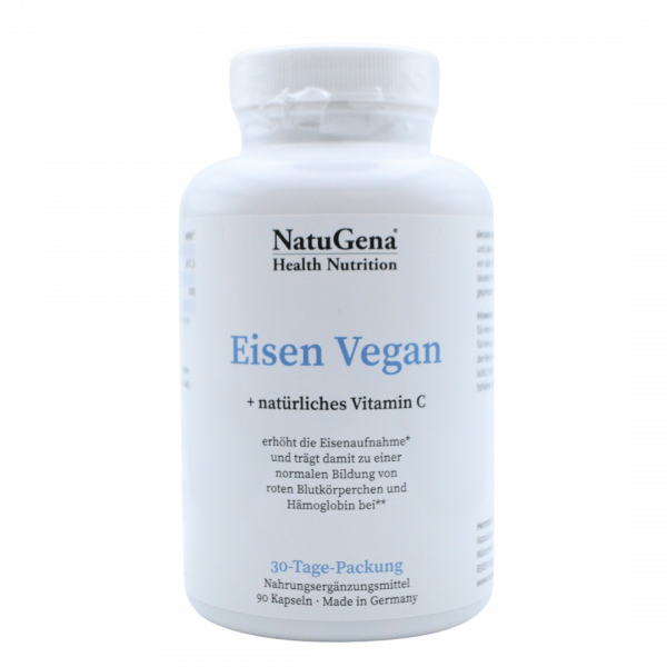 Eisen Vegan, 90 Kapseln