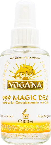 YOGANA® 999 Magic Deo - Universeller Energiespender mit Gold, 100 ml