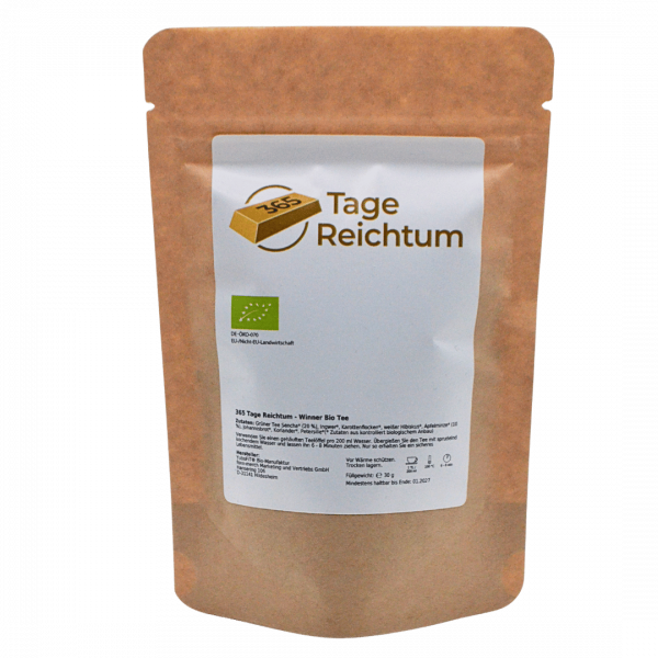 Winner Bio Tee | 365 Tage Reichtum | 30 g