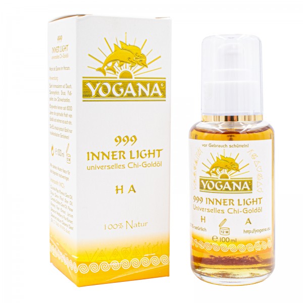 YOGANA® 999 Inner Light-universelles Chi-Goldöl, versch. Meridiane, 100ml