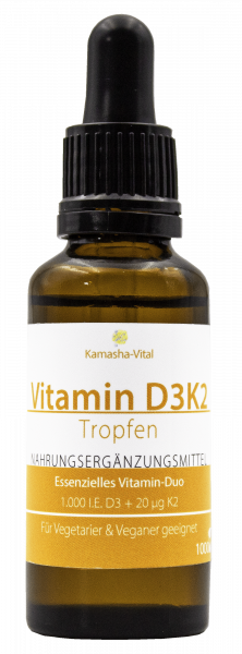 Vitamin D3K2 Öl | vegan | 30 ml