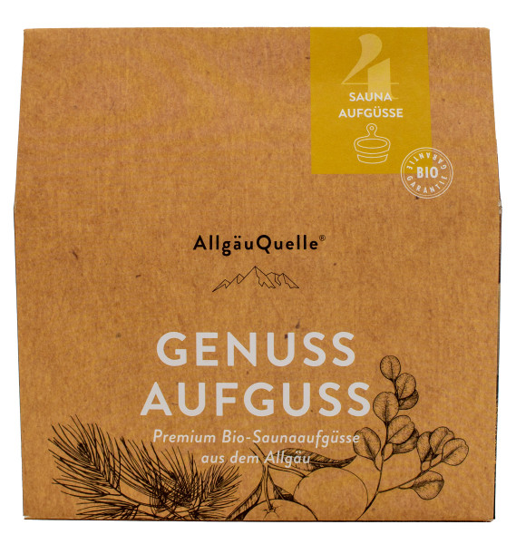 AllgäuQuelle® "Genuss Aufguss" Geschenkset | 4 x 100ml