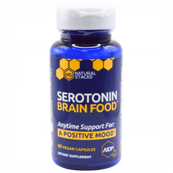 Natural Stacks™ Brain Food | Serotonin | 60 Kapseln
