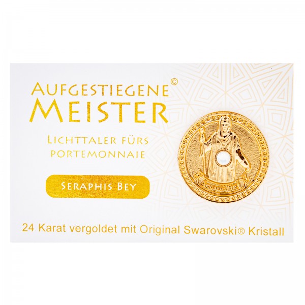 Meistertaler - Seraphis Bey / 24 Karat vergoldet mit orig. Swarovski Kristall