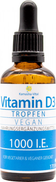 Vegane Vitamin D3 Tropfen | 50 ml