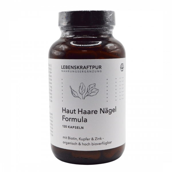 Lebenskraftpur - Haut Haare Nägel Formula | 120 Kapseln