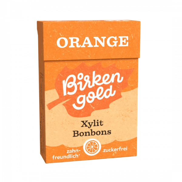 Xylit Bonbons Orange, 30 g