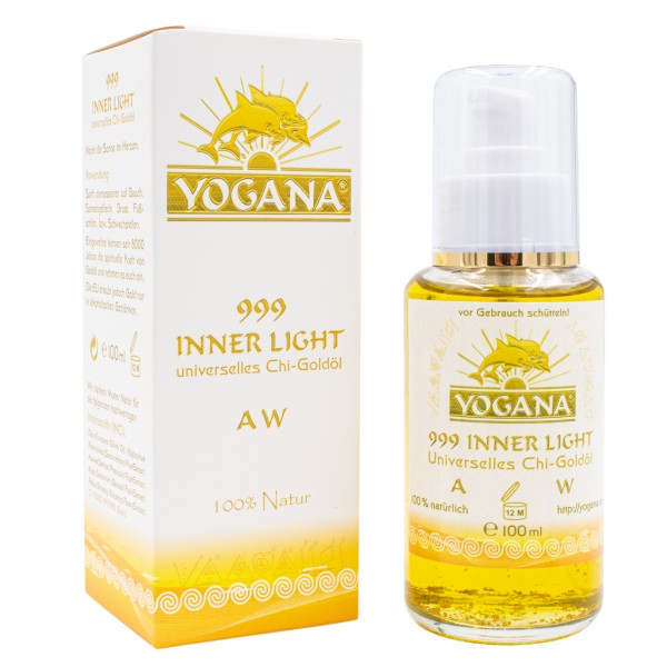 YOGANA® 999 Inner Light-universelles Chi-Goldöl, versch. Meridiane, 100ml